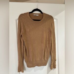Zara Tan Knit Sweater - Size L